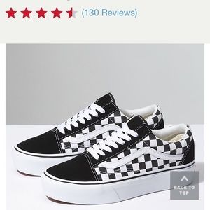 Checkerboard platform Vans